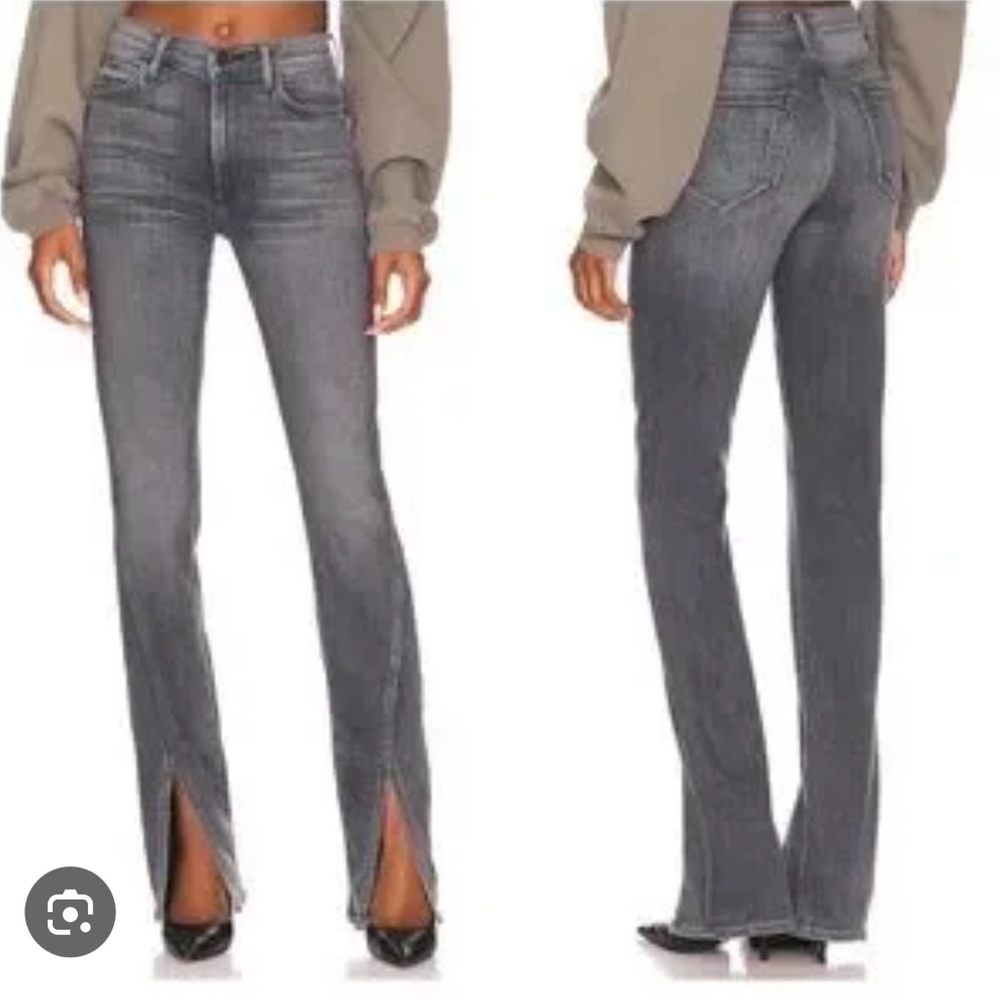 NWT Mother Denim High Rise The Rascal Sliced Up Heel Sz 27 Digging Up Dirt